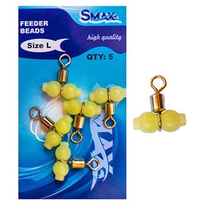 Вирбел за фидер Smax Feeder Beads White Colour