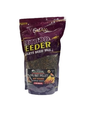 Пелети Smax Method Feeder Pellets Seed Mix 2мм - Горещо манго