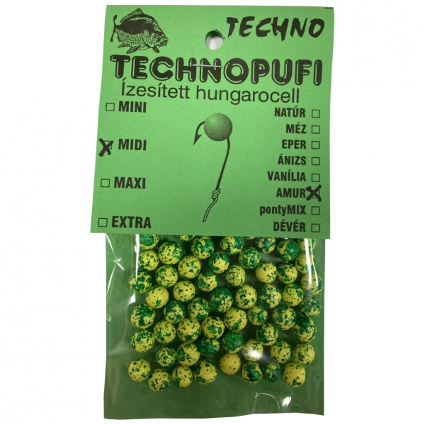 Стиропор за риболов зелено-жълто Technopufi green-yellow