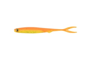 Силиконова примамка Fox Rage Slick Finesse 16см - Цвят: UV Orange Chartreuse