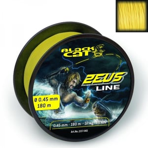 Плетено влакно ZEUS Line 180м Black Cat