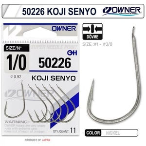 A package of Куки Owner Koji Senyo 50226 hooks.