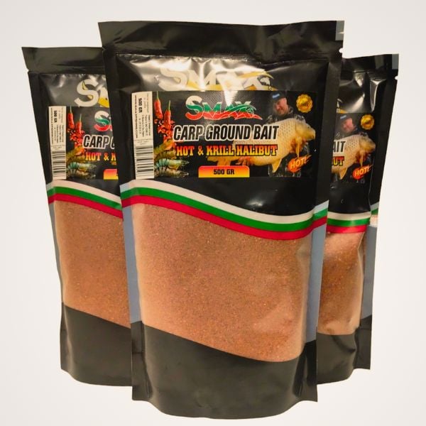 Smax Ground Bait за метод фидер риболов Крил и халибут лют - Янтра Фишинг