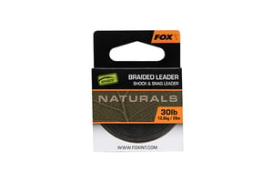 Влакно за Повод FOX NATURALS Braided Leader (shock n snag leader)