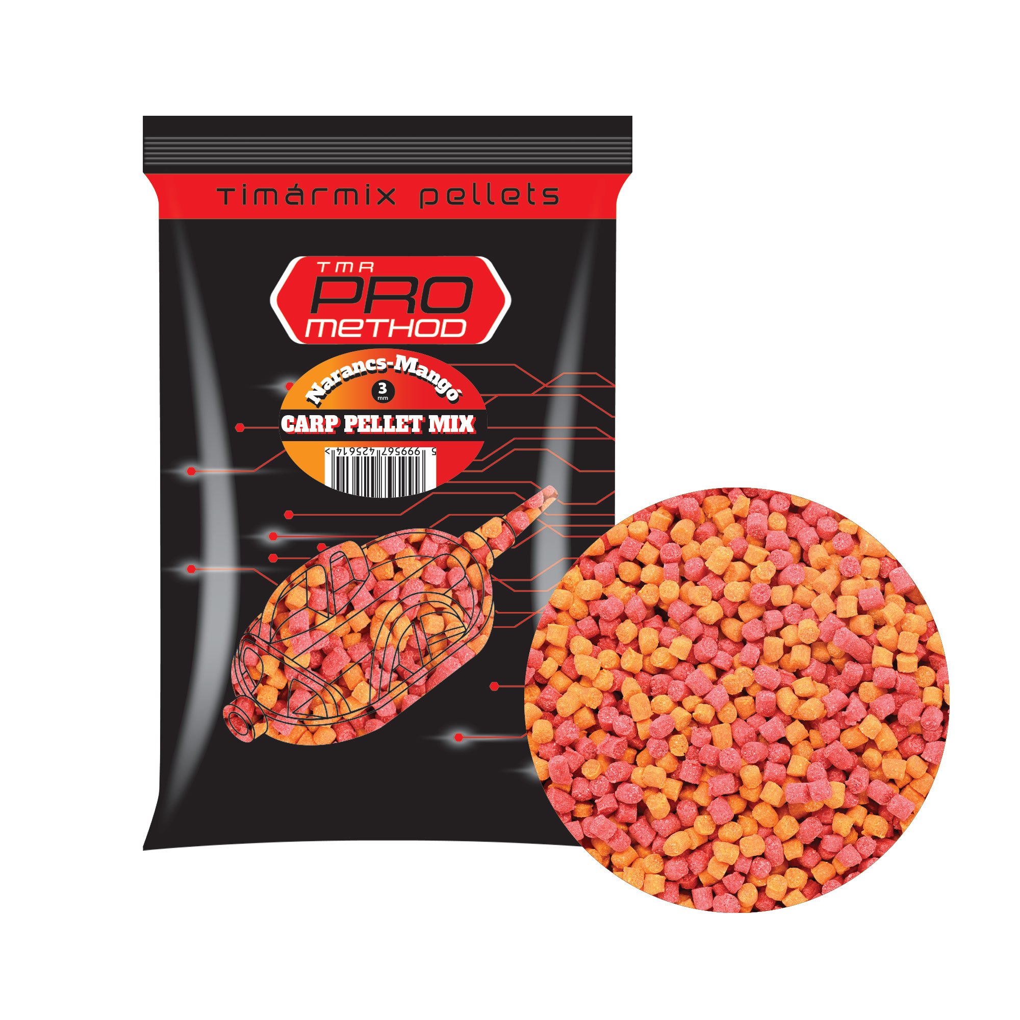 ΠΠ΅Π»Π΅ΡΠΈ Π·Π° ΠΠ΅ΡΠΎΠ΄ Π€ΠΈΠ΄Π΅Ρ 3mm Pro Method Carp Pellet 800g - Image 2