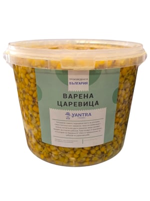 Варена царевица за риболов на шаран 4кг в кофа