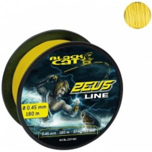 Плетено влакно Black Cat ZEUS Line 180m 37kg 0.45