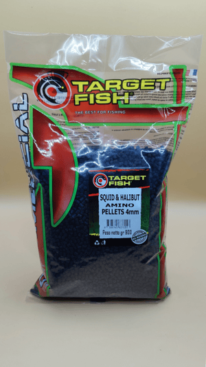 TARGET FISH - Squid n Halibut Amino Pellets 4, 6mm - 900gr