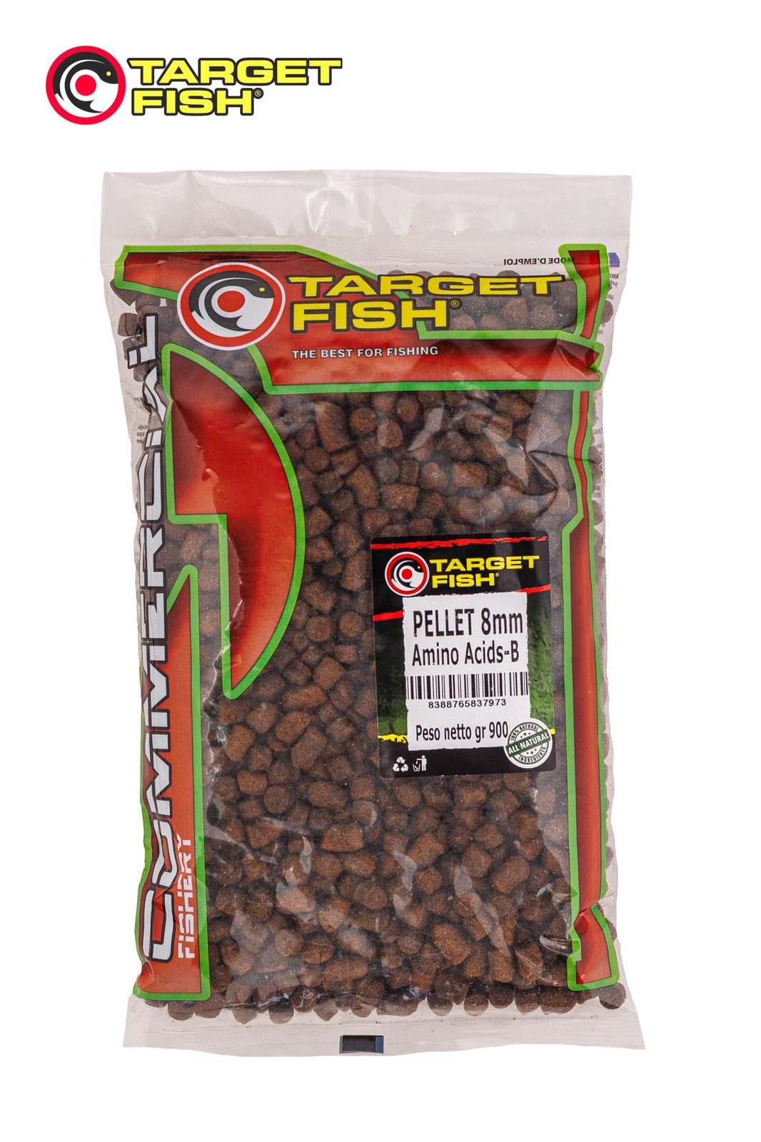 ΠΠ΅Π»Π΅ΡΠΈ TARGET FISH - Amino Acid-B Boosted Pellets 2, 4, 6, 8mm - 900gr - Image 4