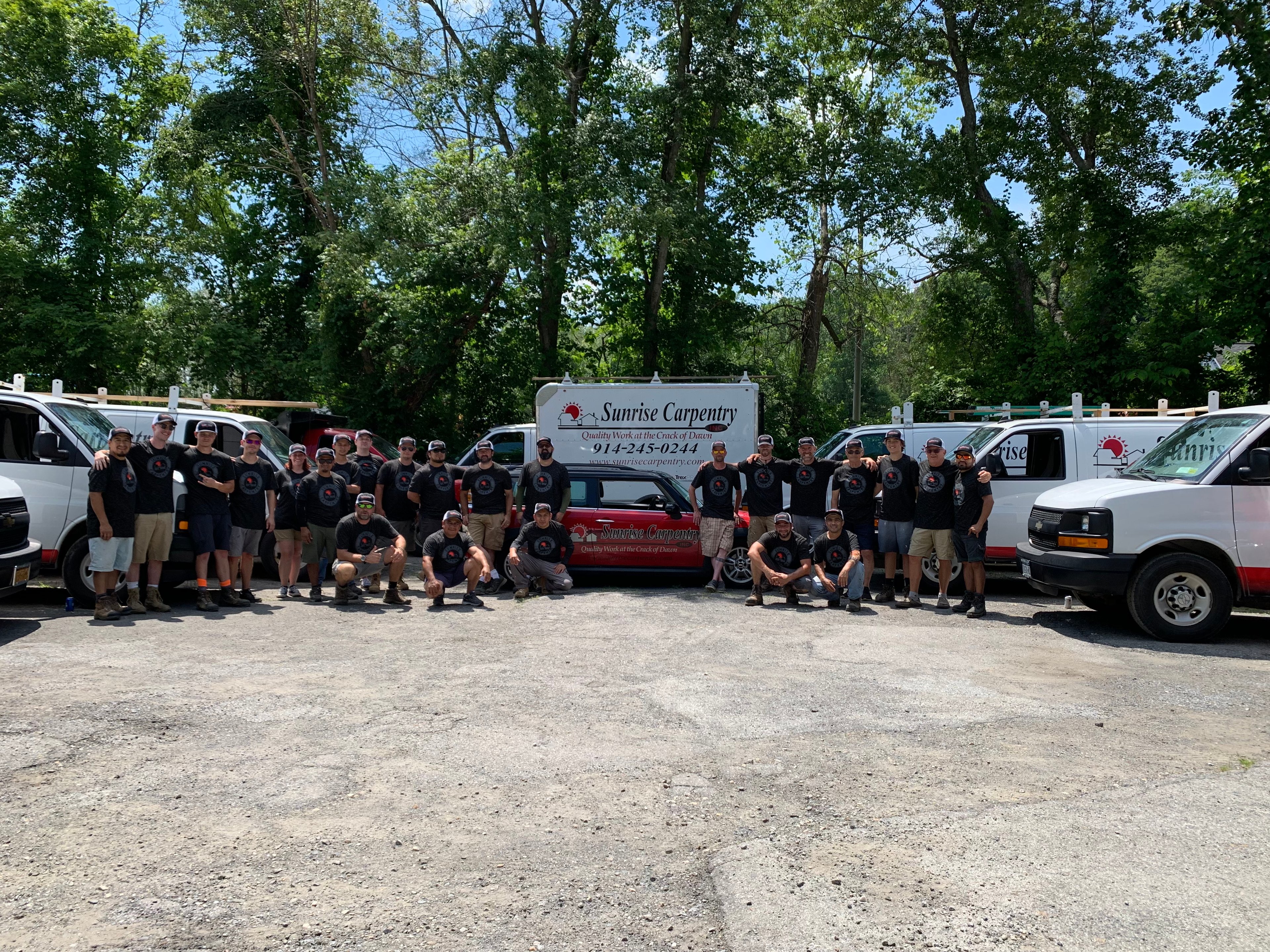 Sunrise Carpentry full team