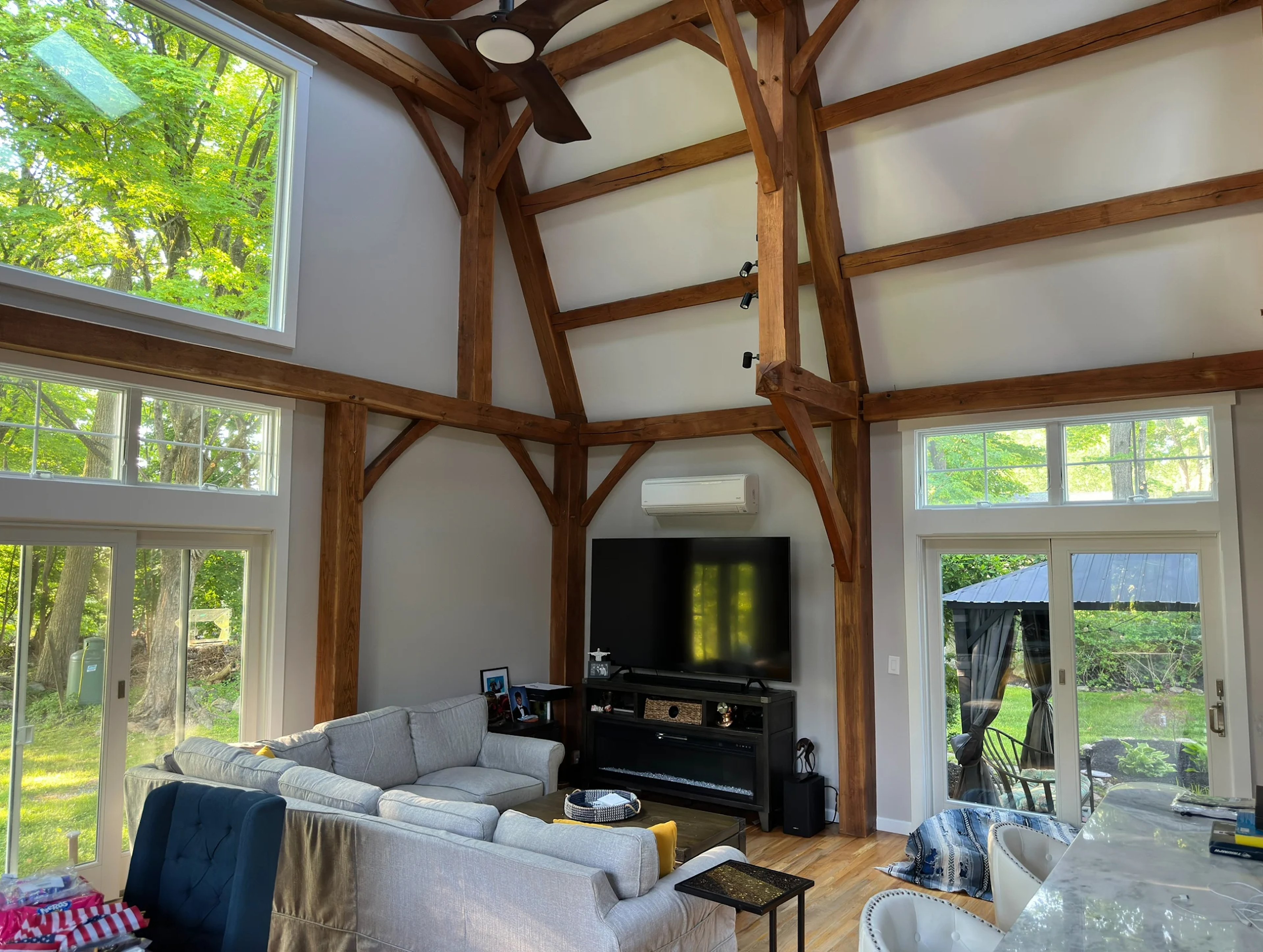 Barn home — new skylights installed