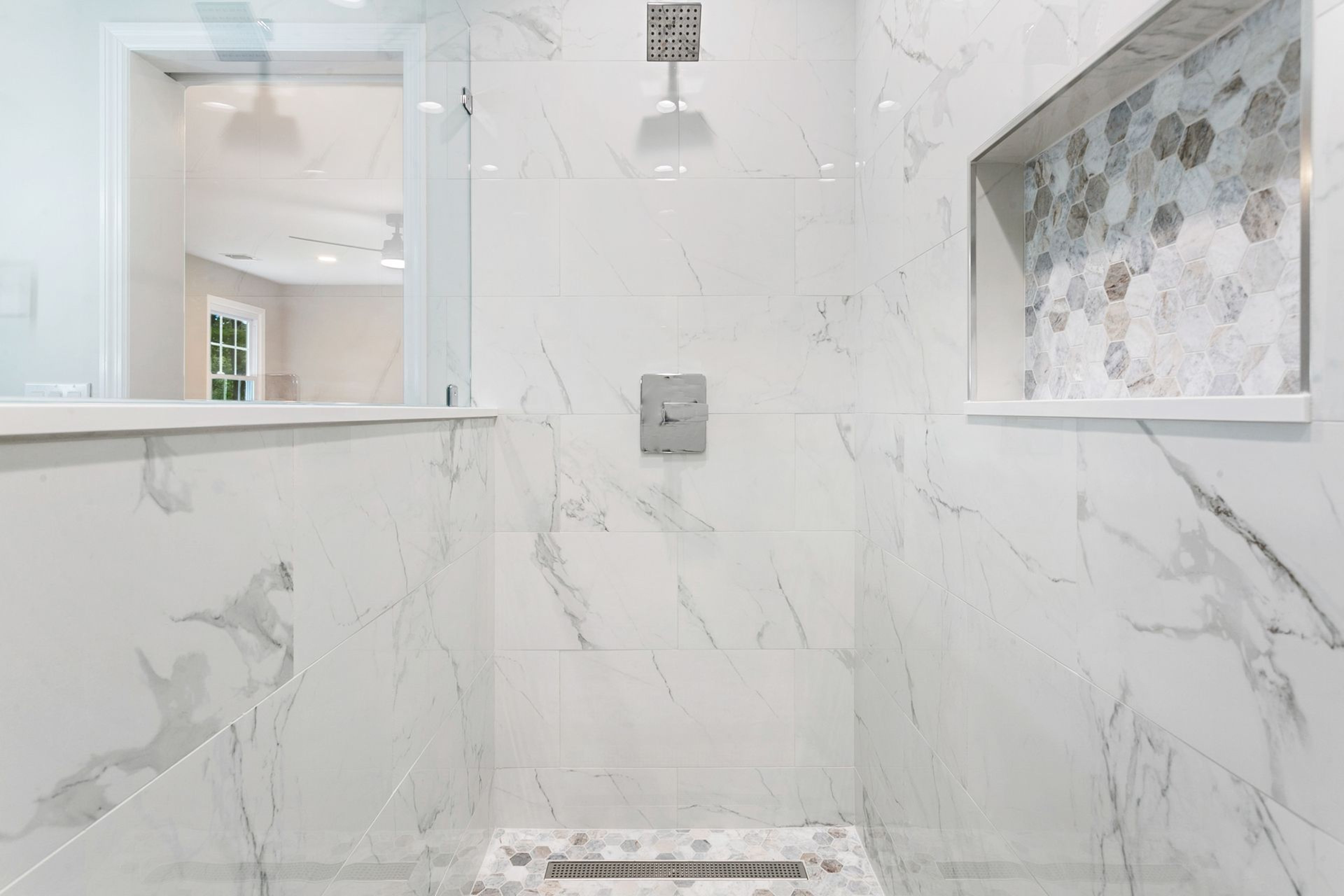 Katonah colonial — bathroom detail