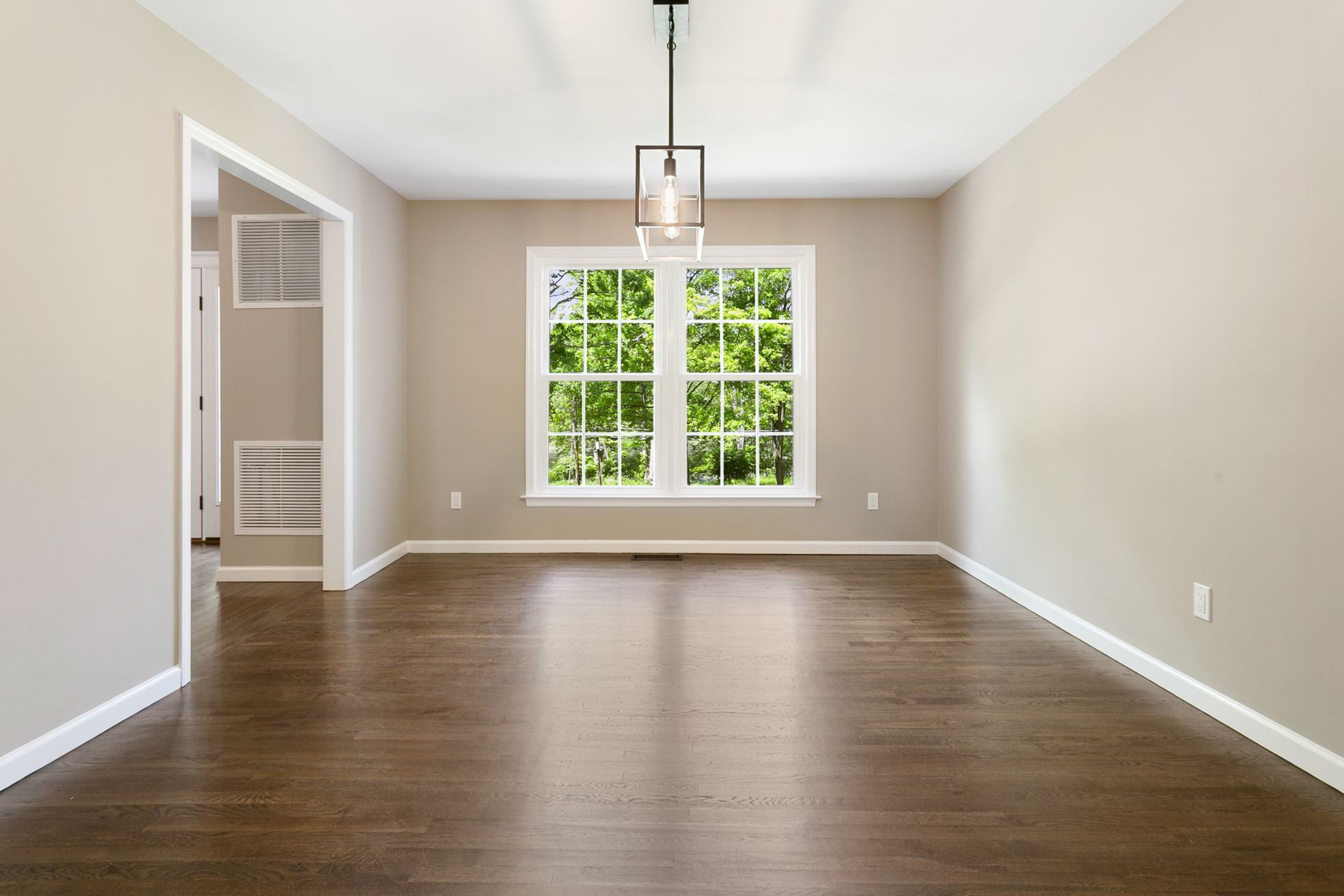 Katonah colonial — dining area with new flooring