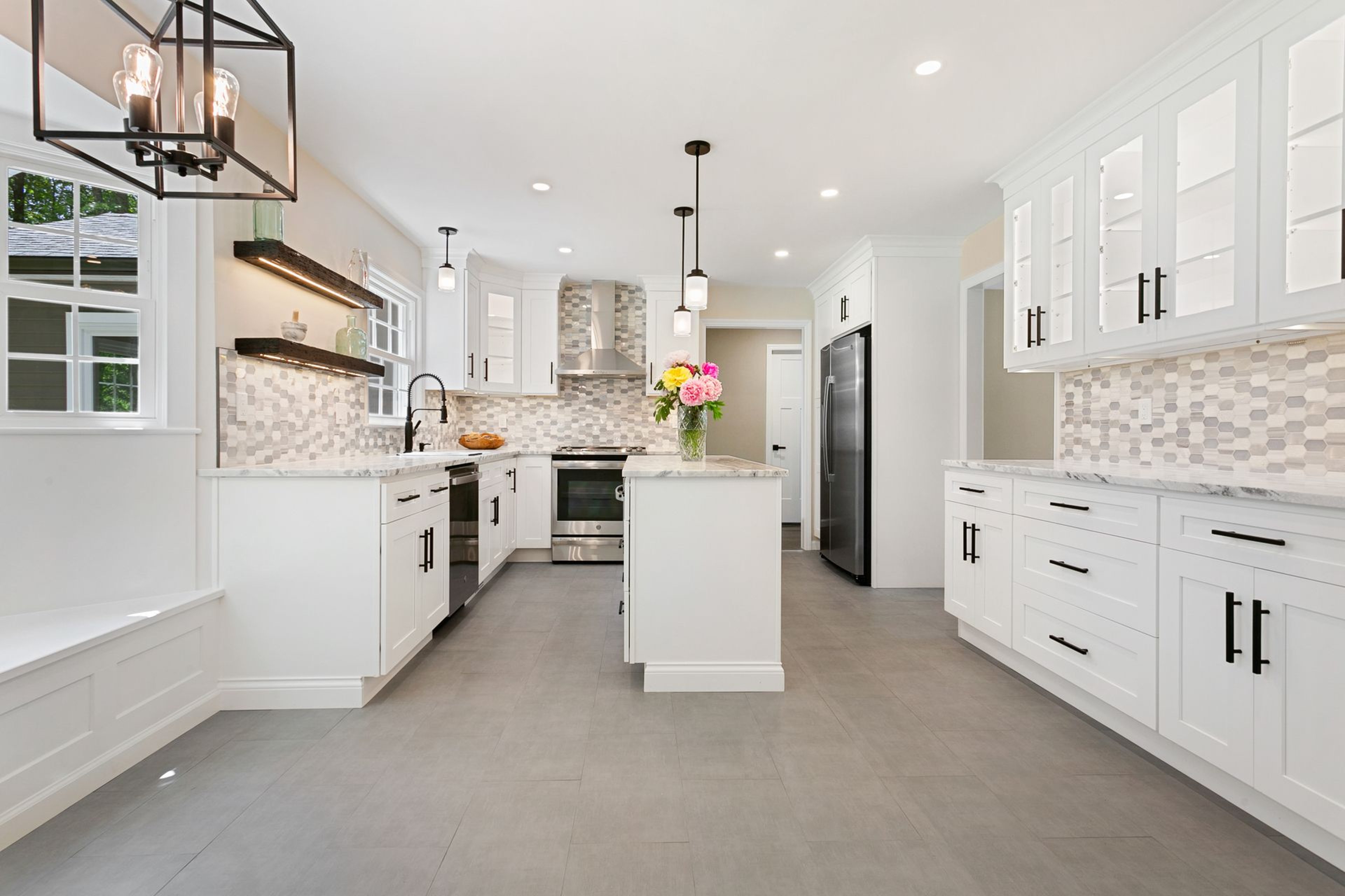Katonah colonial — kitchen finishes