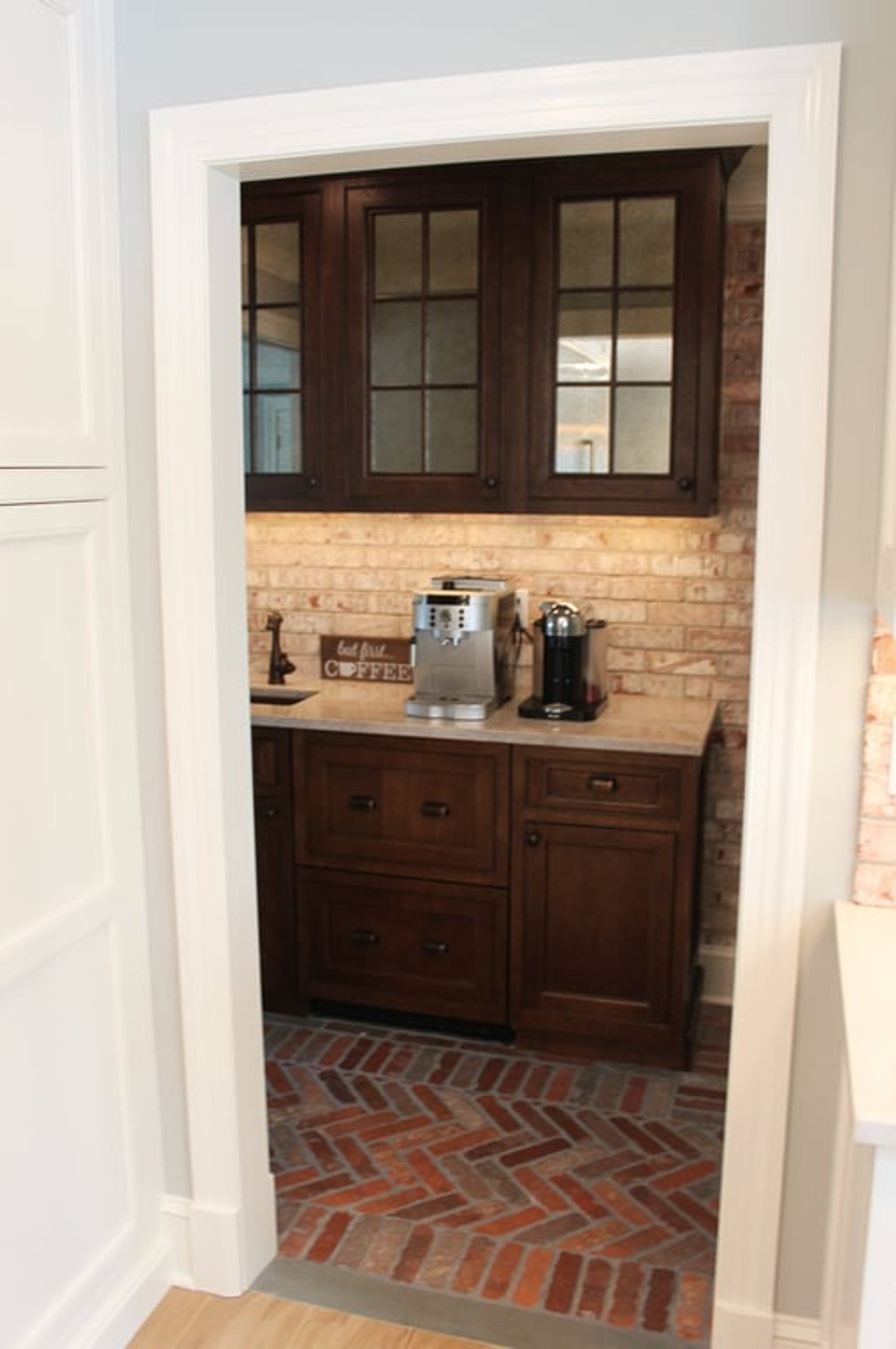 Wilton kitchen remodel — storage and cabinetry