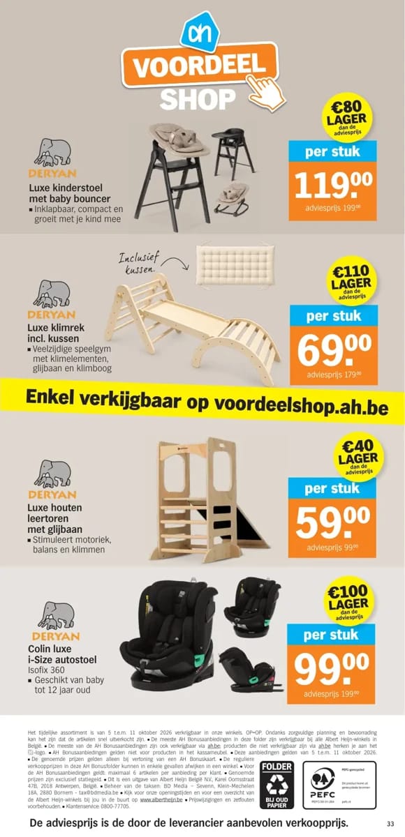 Folder Albert Heijn, pagina 33 van 34