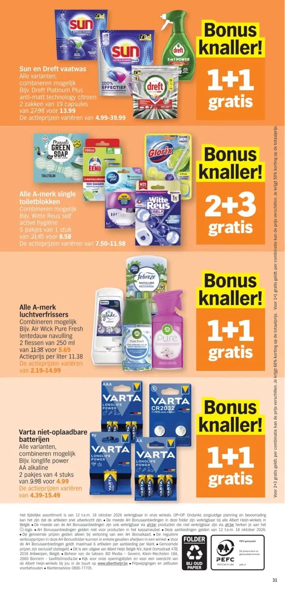 Folder Albert Heijn, pagina 31 van 32