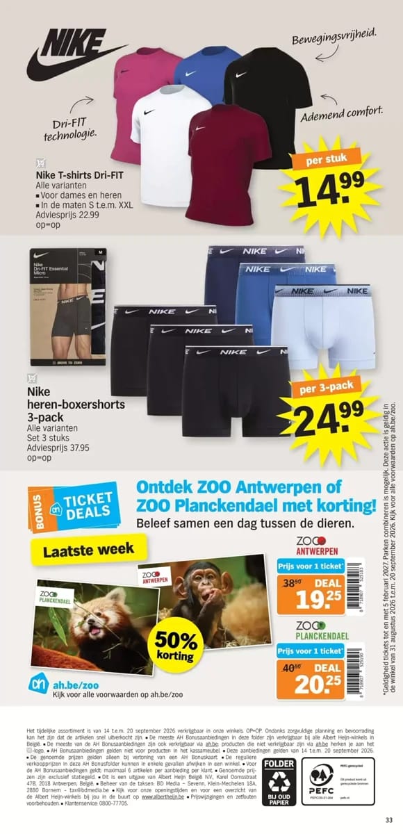 Folder Albert Heijn, pagina 33 van 34