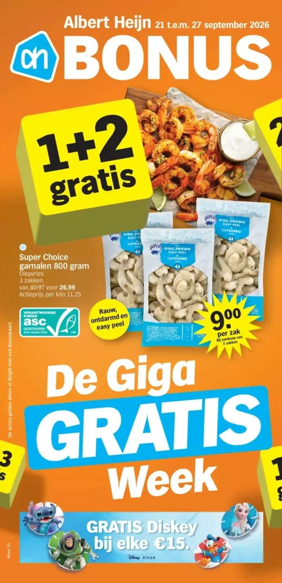 Folder Albert Heijn, pagina 1 van 17