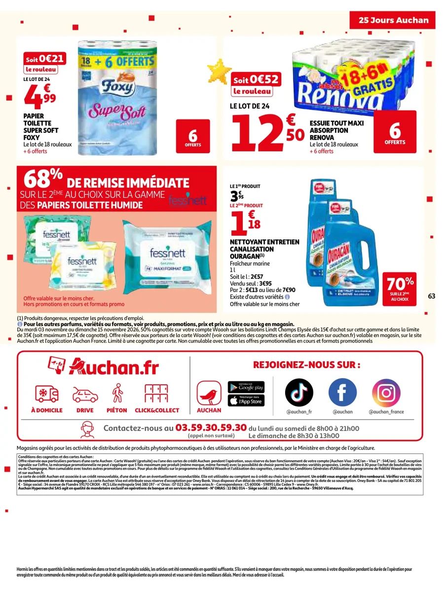 Folder Auchan, pagina 63 van 64