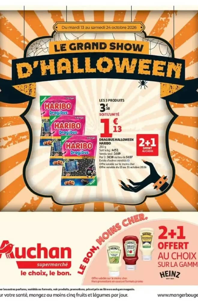 Voorpagina van de folder van Auchan, geldig 13–24 oktober 2026