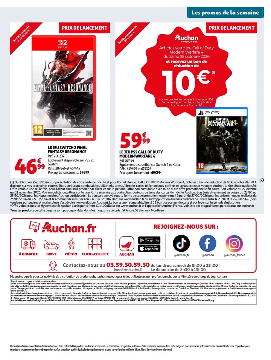 Folder Auchan, pagina 63 van 64