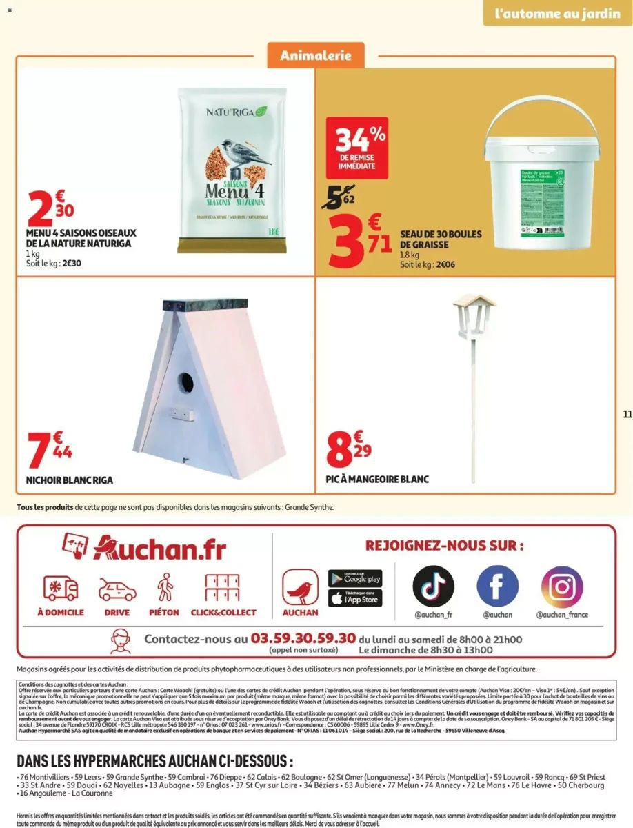 Folder Auchan, pagina 11 van 12