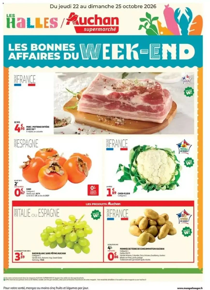 Folder Auchan, pagina 1 van 2