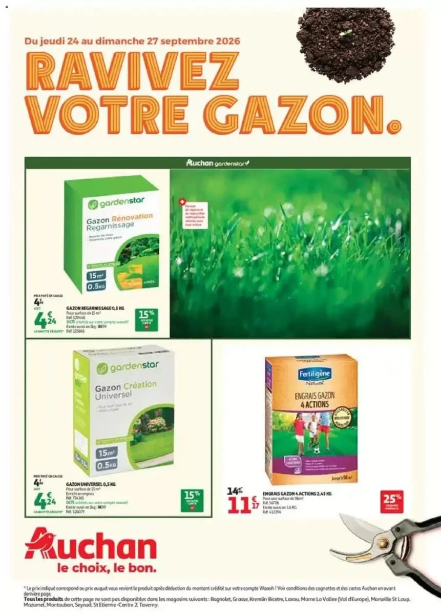 Folder Auchan, pagina 1 van 2