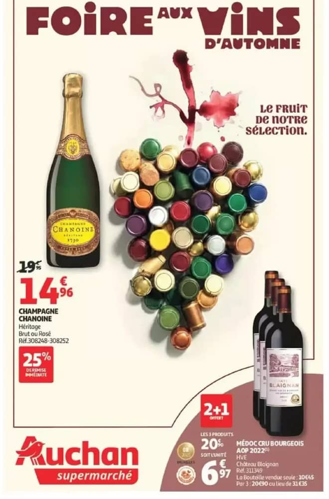 Voorpagina van de folder van Auchan, geldig 25 september 2026 – 11 oktober 2026