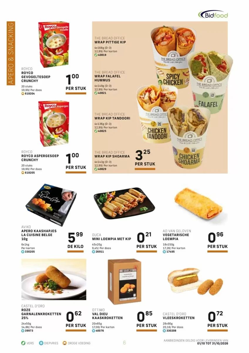 Folder Bidfood, pagina 6 van 32