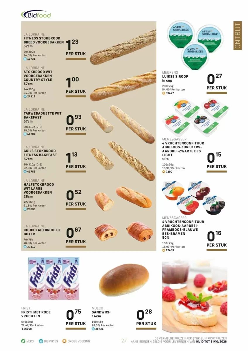 Folder Bidfood, pagina 27 van 32