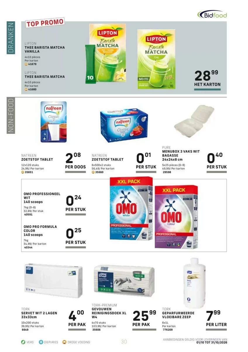 Folder Bidfood, pagina 30 van 32