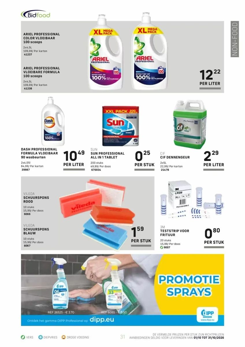 Folder Bidfood, pagina 31 van 32
