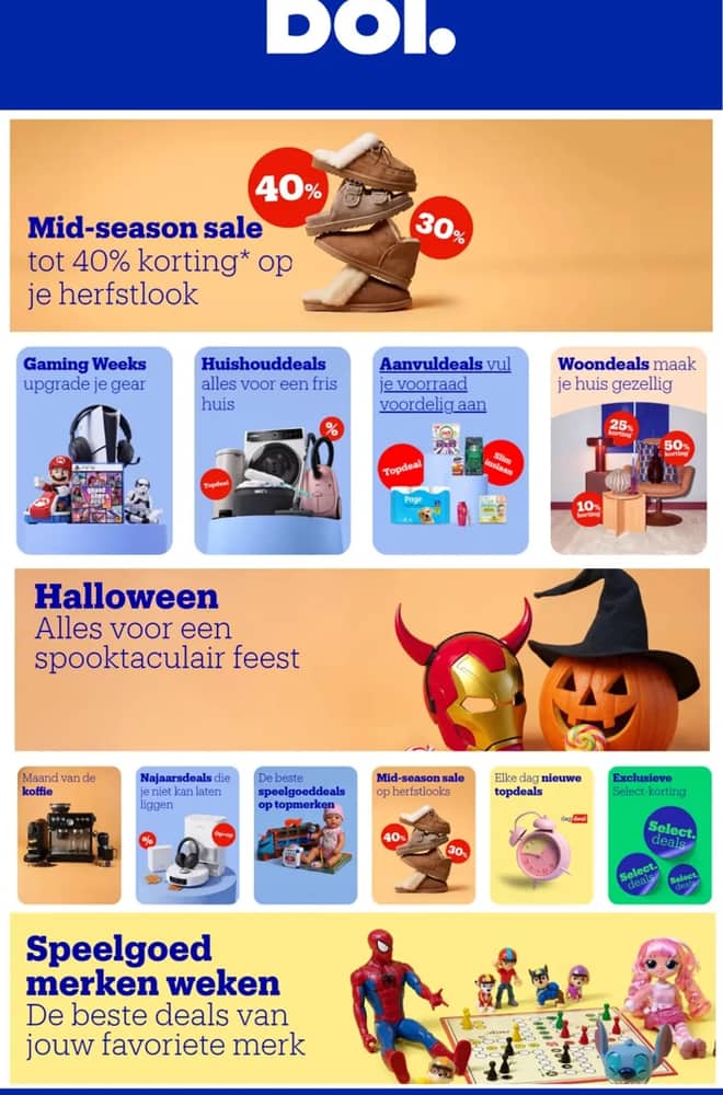Voorpagina van de folder van bol.com, geldig 14–21 oktober 2026