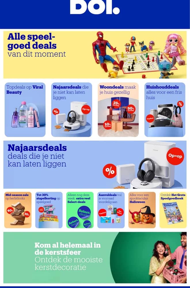 Voorpagina van de folder van bol.com, geldig 27 oktober 2026 – 3 november 2026