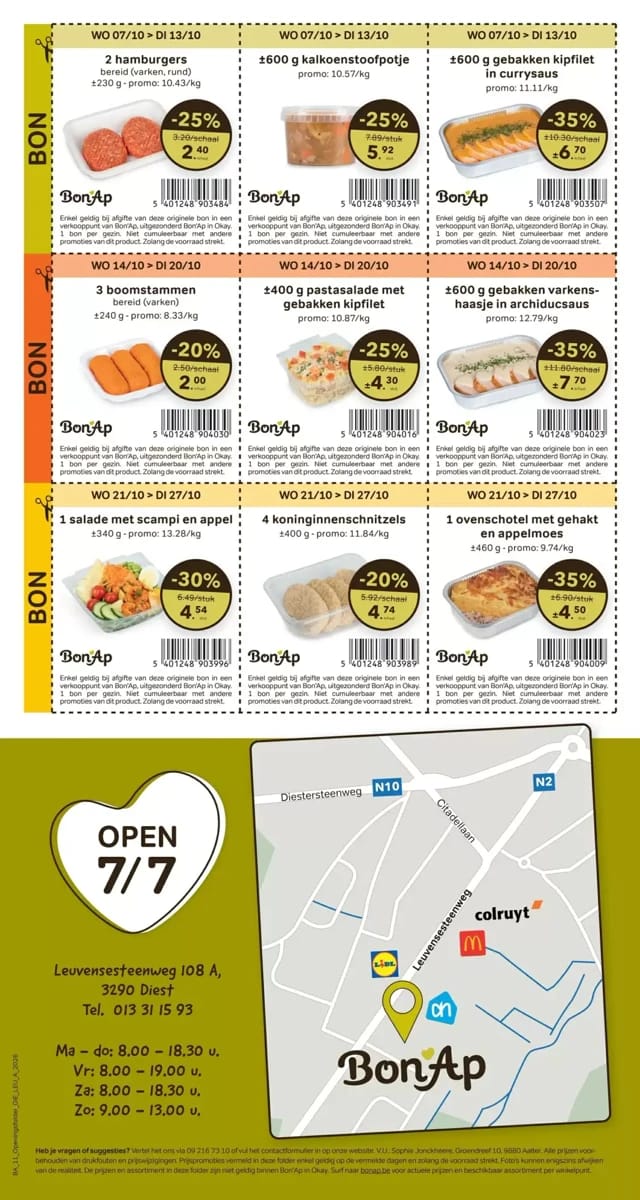 Folder Bon'App, pagina 16 van 16