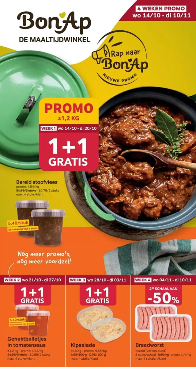 Folder Bon'App, pagina 1 van 16