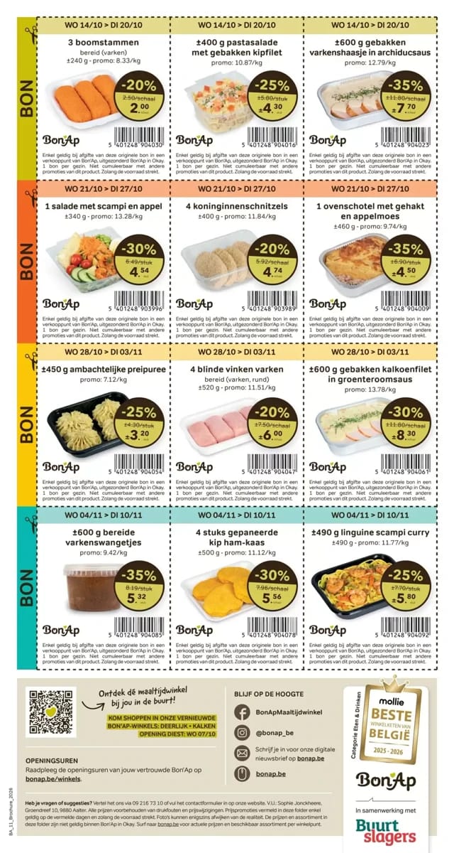 Folder Bon'App, pagina 16 van 16