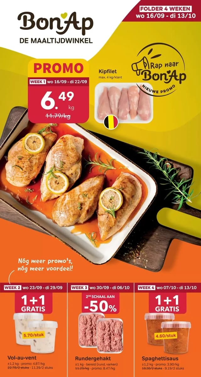 Folder Bon'App, pagina 1 van 16