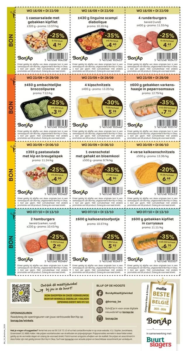 Folder Bon'App, pagina 16 van 16