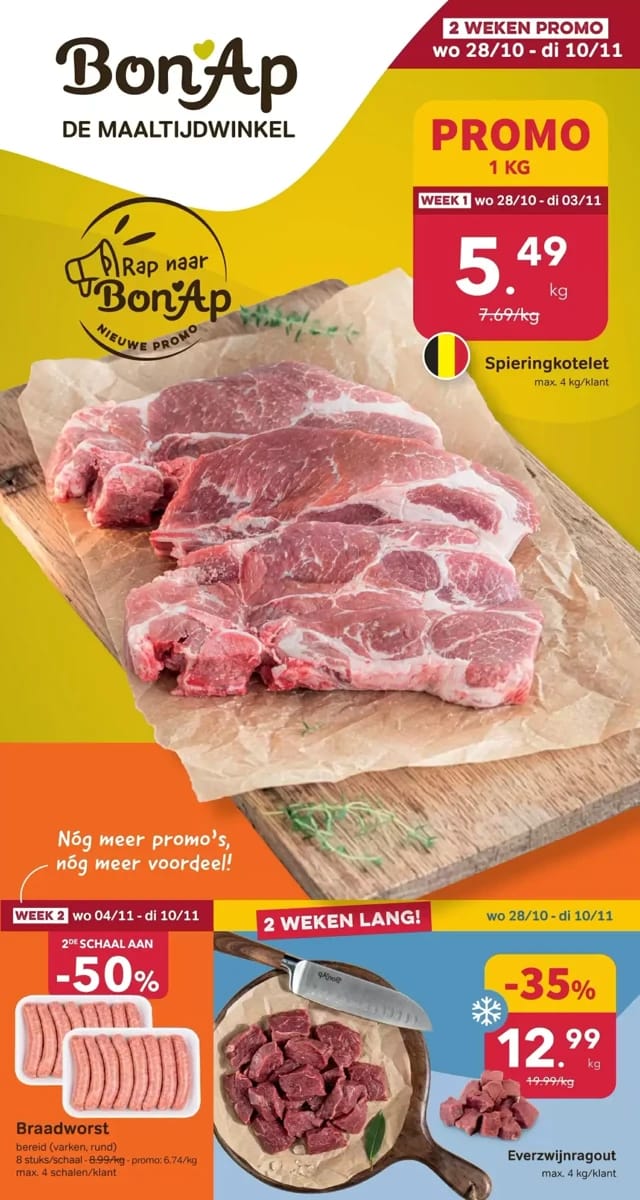 Folder Bon'App, pagina 1 van 8