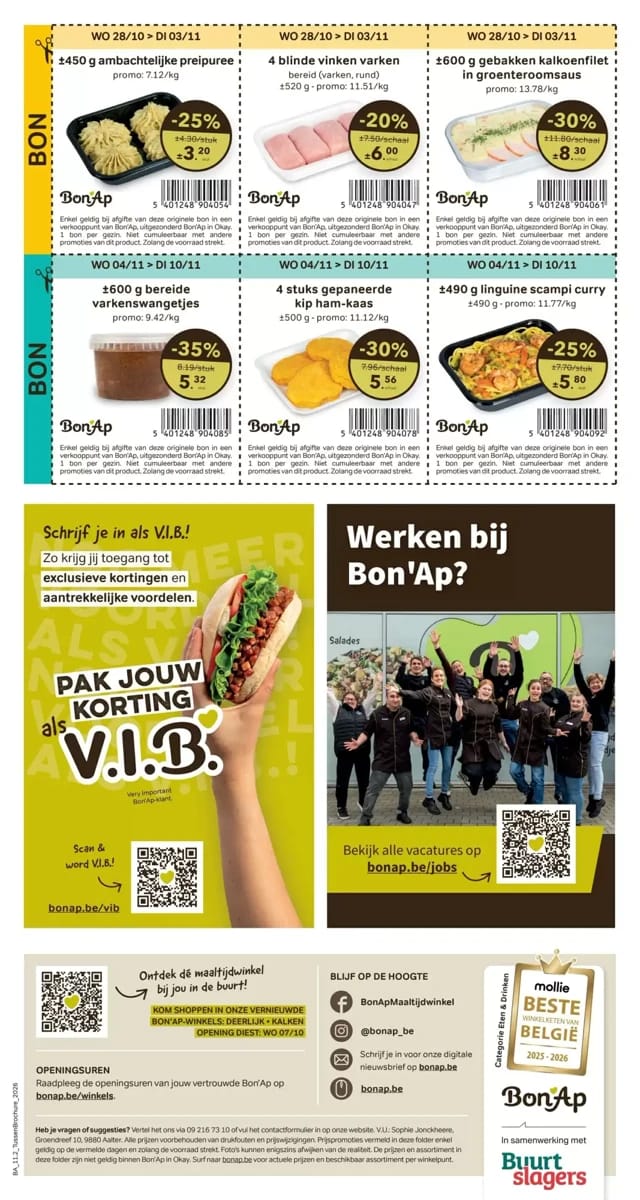 Folder Bon'App, pagina 8 van 8
