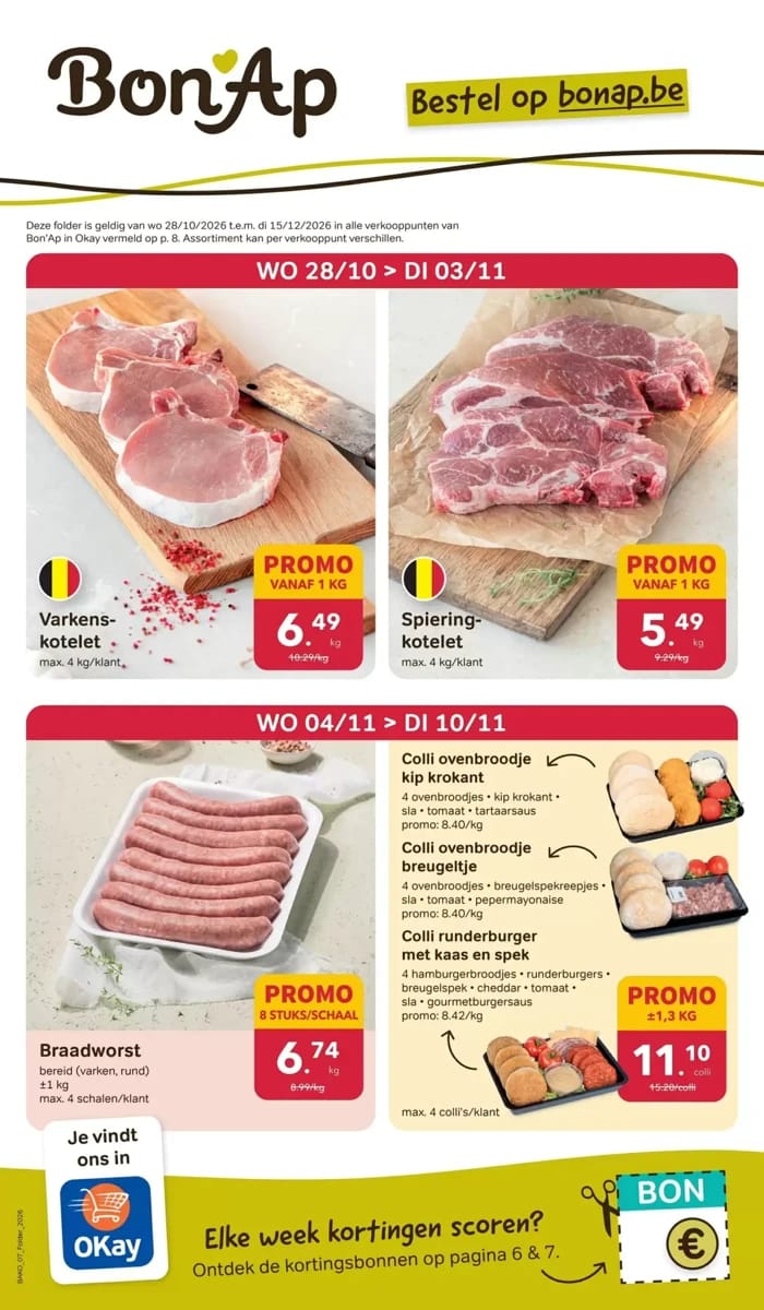 Folder Bon'App, pagina 1 van 8