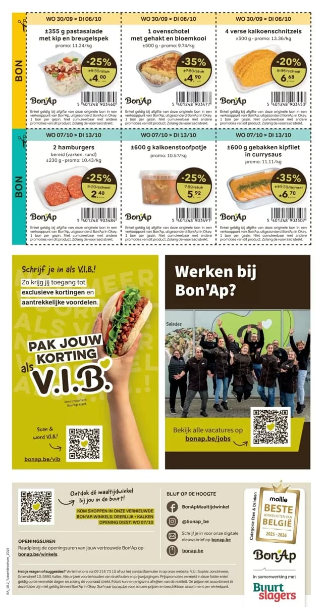 Folder Bon'App, pagina 8 van 8