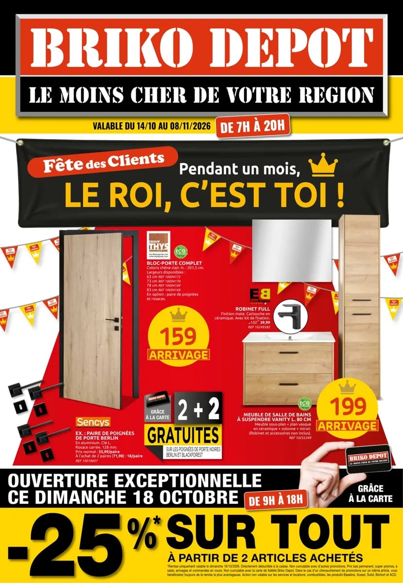 Folder Brico Dépôt, pagina 1 van 8