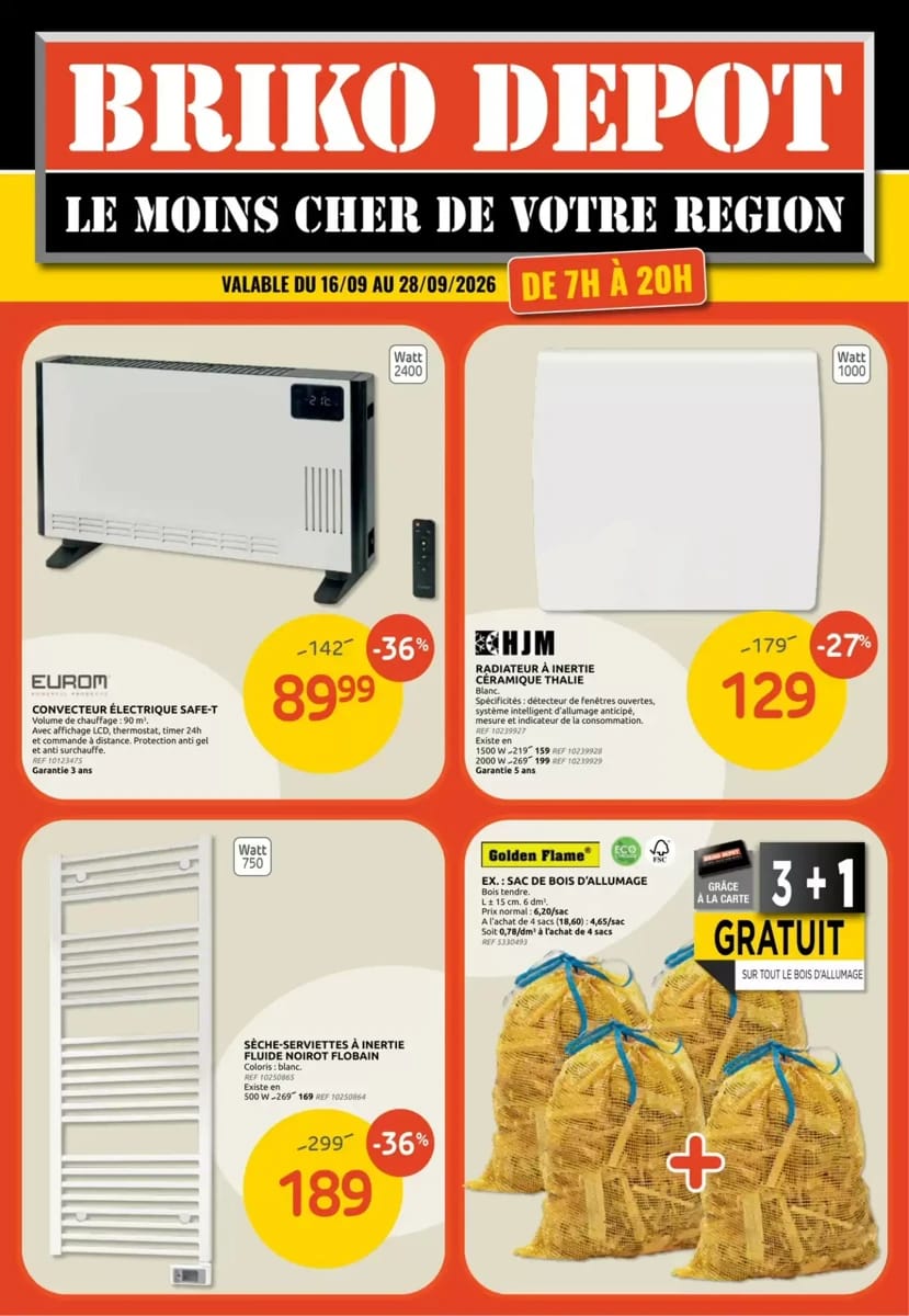 Folder Brico Dépôt, pagina 1 van 40