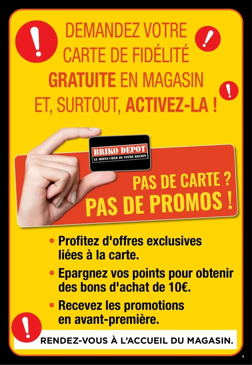 Folder Brico Dépôt, pagina 3 van 40
