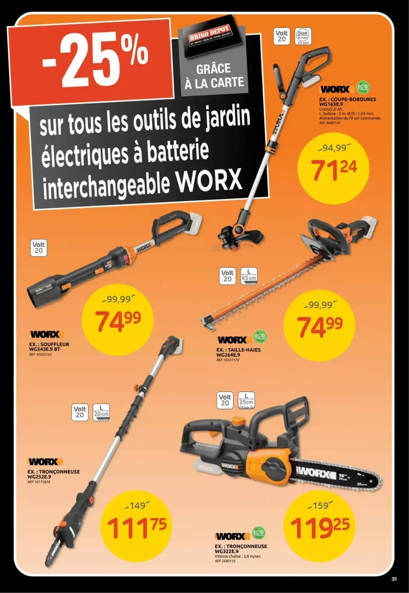 Folder Brico Dépôt, pagina 31 van 40