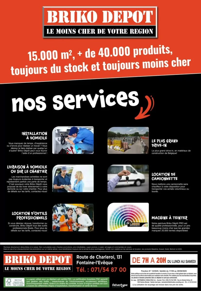 Folder Brico Dépôt, pagina 40 van 40